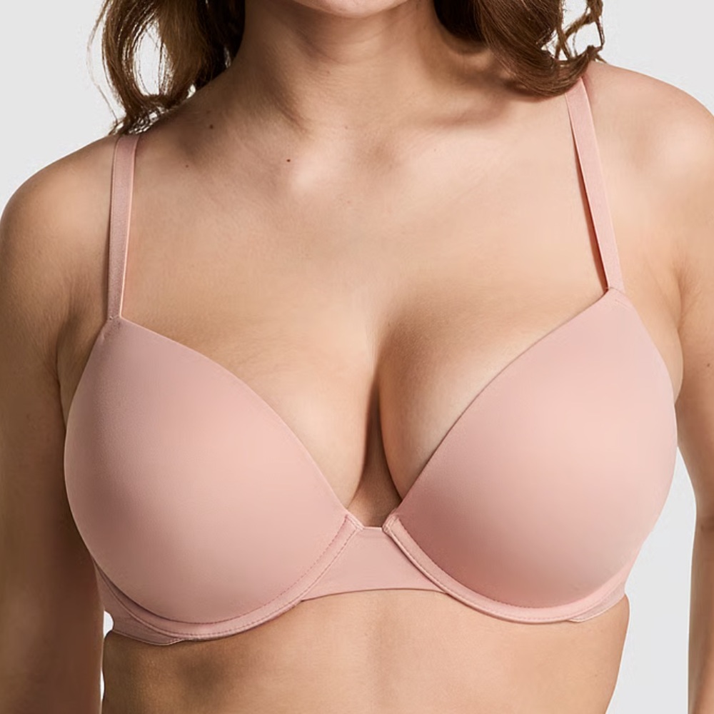 PINK Wear Everywhere Super Push-Up Bra Sz 34DDD - Picture 3 of 8